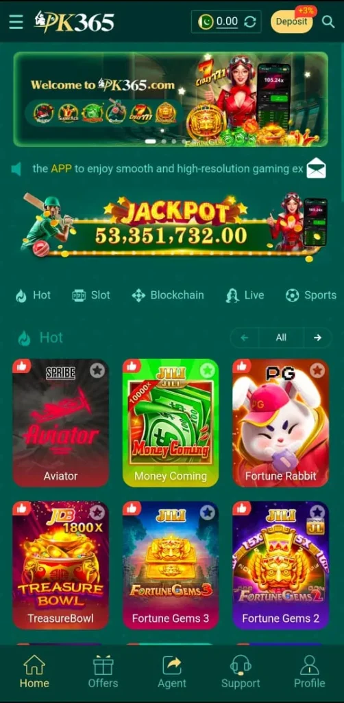 pk365 game main